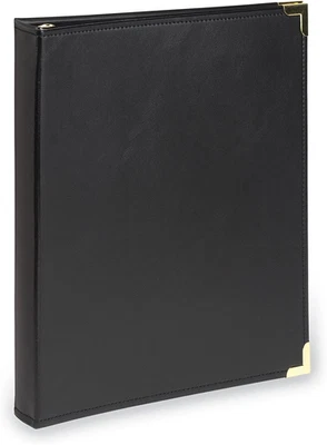 Samsill Classic Collection Leather 3 Ring Binder, Executive Presentation Portfol - Image 1 of 4