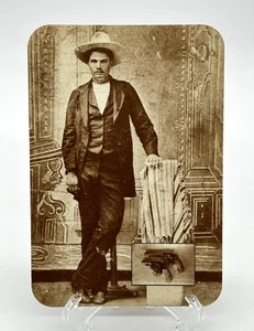 John Hardin Old West Collectors Series Postcard UNPOSTED Kustom Quality - Picture 1 of 2