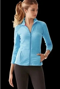 Chaqueta Abrigo Camisa Crucero Lilly Pulitzer Luxletic Para Mujer Talla Mediana Azul’s - Imagen 1 de 10