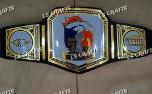 Denver Broncos American Football Championship Belt 2MM Brass - Picture 1 of 5