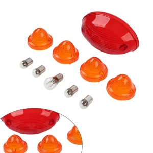 Rot Blinkerabdeckung Rücklichtglas für T100Scrambler Speedmaster Roadster - Bild 1 von 9