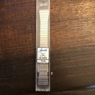 Speidel Twist-O-Flex Silver 14 - 16MM Silver Watch Band NEW - Image 1 of 4