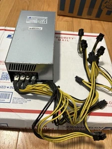 Aid 2200w ATX 90 Plus Gold Power Supply - Mining Rigs - Bitcoin Ethereum - Photo 1/6
