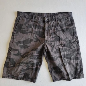 Dickies Camo Shorts Mens Size 38 W Inseam 12" Flat Front Relaxed Comfort Casual - Picture 1 of 7