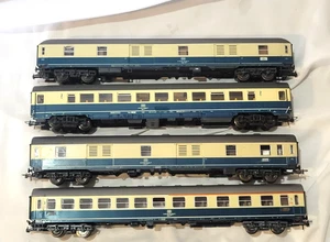 HO Scale Roco Hamburg Day Train DB Inter City Baggage And Passenger Car Lot - Picture 1 of 17