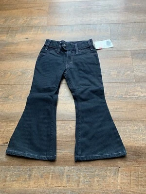 NWT Levi’s Girls Flap Pocket Flare Jeans Size 4 Pinstripe Bell bottom - Image 1 of 4