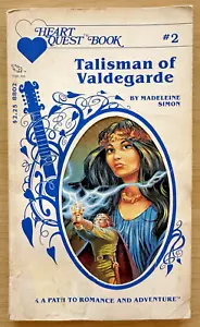 TSR ~ Heart Quest ~ Talisman of Valdegarde ~ #2 ~ Gamebook ~ Madeleine Simon - Picture 1 of 6