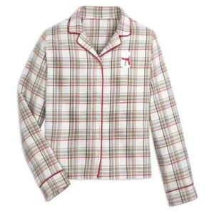 Disney Mickey Mouse Snowman Holiday Pajama Set for Women Size M New - Picture 1 of 6