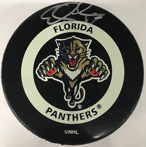 Ed Jovanovski Signed Panthers Hockey Puck - Picture 1 of 2