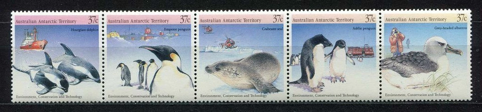 S3424a) Australian ANTARCTIC1988 MNH Environment Technology 5v - Image 1 of 1