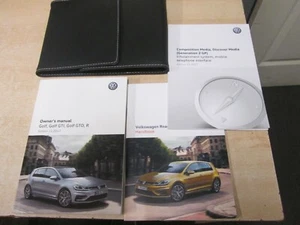 VW GOLF GTI GTD R HANDBOOK OWNERS MANUAL 2014-2019 INC SAT NAV - Picture 1 of 1