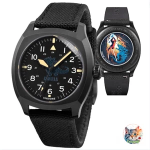 Reloj Deshecho Godzilla vs Kong Película Edición Limitada COL-GZL-GZL Negro 37mm NUEVO - Imagen 1 de 7