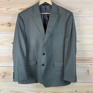 Lauren Ralph Lauren Blazer 48 R Gray Sport Coat Business - Picture 1 of 14