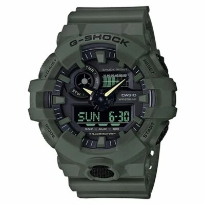 Casio G-Shock Analog/Digital Watch Olive Green Resin GA-700UC-3A / GA700UC-3A - Image 1 of 2