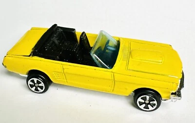 1979 Kidco Tough Wheels Famous Convertibles Yellow '66 Mustang 1/60 No. 151 70s - Image 1 of 4