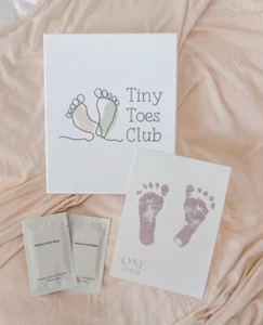 Milestone Card Kit - Newborn foot and handprint inkfree kit - 12 month - Picture 1 of 6