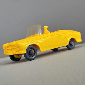 Vintage Toy Tomte Laerdal Stavanger Norway Peugeot 403 Yellow Car 1960s RARE - Picture 1 of 20