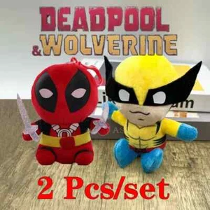 Wolverine + Deadpool Plush Toys, 4 inches, Dual Pack! - Picture 1 of 5