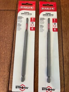 Diablo DT256P1 Long 6" Torque Resistant #25 Torx Drive Drill Bit ( 2 Pack ) T25 - Picture 1 of 1