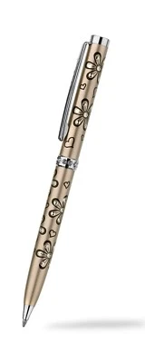 Bolígrafo Flor Cristal Diseñador Varios Colores Lujosa Caja de Embalaje Foto 1 de 4