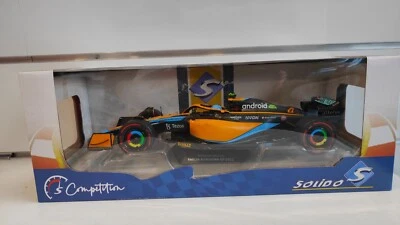 Mclaren L. Norris Formula 1 2023 MCL36 1-18 diecast Solido F1 auto da corsa - Immagine 1 di 3