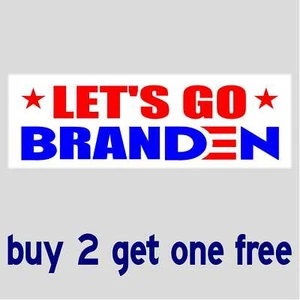 LET'S GO BRANDON BRANDEN - Obama Trump Clinton LUSTIGER AUTOAUFKLEBER BIDEN - Bild 1 von 1