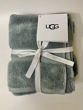 UGG PASHA 2 Hand Towel Set SUCCULENT Thick Soft New