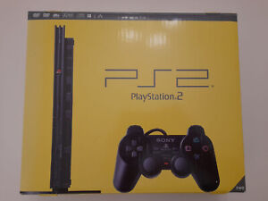 Sony PlayStation 2 Slim 40GB Spielekonsole -Charcoal Black (SCPH-75004CB)