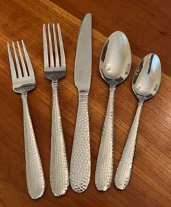 Towle LOGAN HAMMER RING Stainless Flatware - Choice - Picture 1 of 10