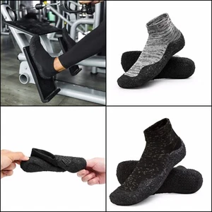 chaussettes style baskets homme sneaker orteil sport noir chaussure pied nu gris - Imagen 1 de 11