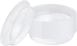 10 Pack Clear Plastic Plant Saucer, Durable Plant Trays Flower Plant Pot Sauc... - Picture 1 of 1