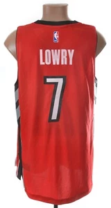 NBA TORONTO RAPTORS 2014 BASKETBALL SHIRT JERSEY M #7 LOWRY ADIDAS - Picture 1 of 5