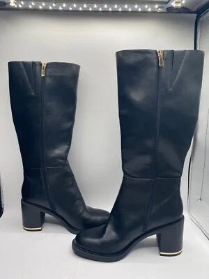 Botas de pantorrilla regulares BCBGeneration para mujer negras con cremallera interior talla 8M nuevas sin caja Foto 1 de 4