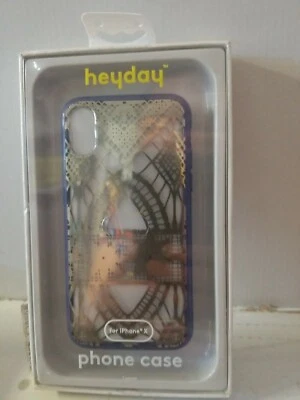 🌰 heyday Apple iPhone X Plus Printed Silver Lace Case  NWT! - Image 1 of 2