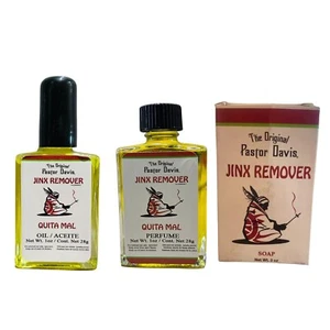 The Original Pastor Davis Jinx Remover Bundle - Jabón, Aceite, Perfume - Limpia - Imagen 1 de 1