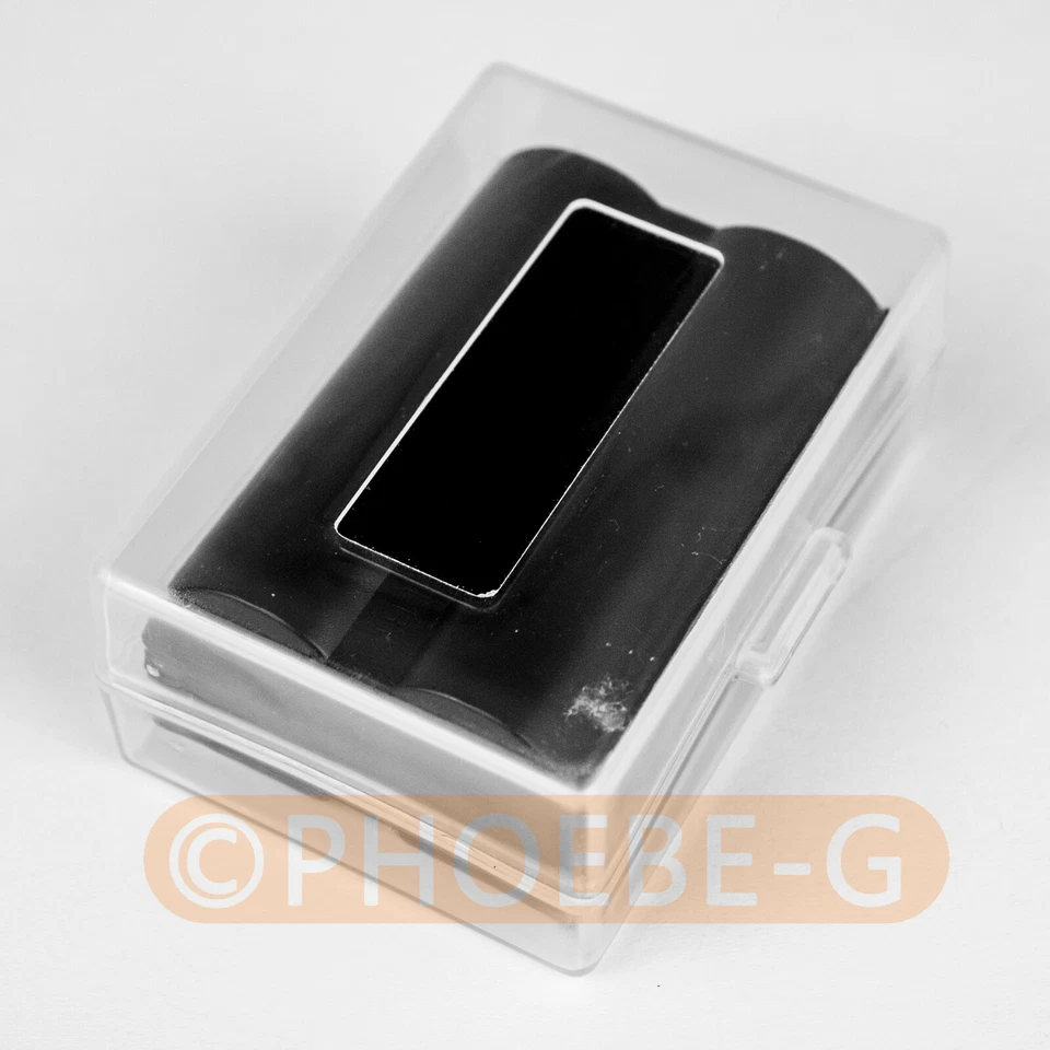White Hard Plastic Case Holder Storage Box for Battery LP-E6 LP-E8 EL3E FM500H