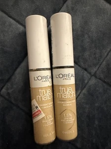 Lot of 2 Loreal Concealer True Match Radiant Serum C1 Light Hyaluronic Acid - Picture 1 of 2