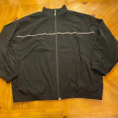 Weatherproof Performance Black Jacket Outdoors Coat Full Zip Pockets Men XXL Y2K - Image 1 of 4