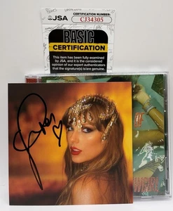 LONG AUTO Taylor Swift Signed The Life Of A Showgirl CD JSA COA Photo 1 ❤️ RARE - Picture 1 of 2