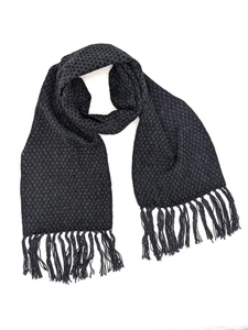 Alpaca Wool Scarf Soft Warm Winter Cosy Light Tassel Lanolin-Free Made In Peru - Picture 1 of 2