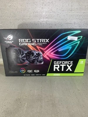 ASUS ROG STRIX GeForce RTX 2060 6GB Gaming Graphics Card  Nvidia New in box - Image 1 of 2