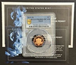 2019 W West Point Proof Lincoln Shield Cent PCGS PR68 RD DCAM - Picture 1 of 4