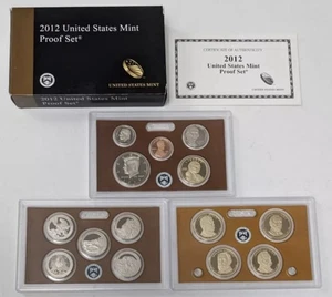 2012 S United States Mint Proof Set With COA & Box 14 Coins - Picture 1 of 1