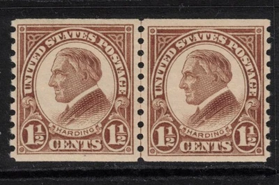 США Scott 598 горизонтальная катушка линия пара новом NH (1925) - Изображение 1 из 2