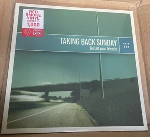 Taking Back Sunday Tell All Your Friends Red Smoke Vinyl LP Record Album LE 1000 - Picture 1 of 2