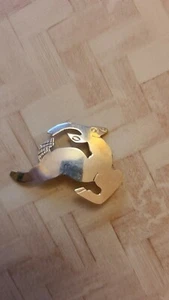 Artisan made Sterling Silver Antelope Impala Gazelle Brooch Pin 7.5gram - Picture 1 of 6