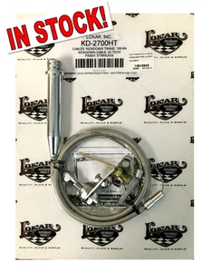 Lokar Auto Trans Stainless Housing Kick Down Cable KD-2700HT for GM 700-R4 - Picture 1 of 6