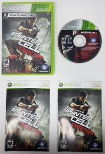 Tom Clancy's Splinter Cell: Conviction (Microsoft Xbox 360, 2010) CIB Manuals - Picture 1 of 6