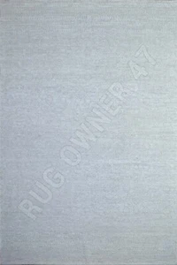 9X12 Oushak Geometric Hi-Low Beige Handmade Hand-Knotted Wool Area Rug 14591 - Picture 1 of 9