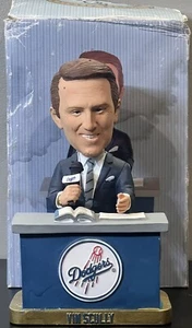 2012 Vin Scully Bobblehead Los Angeles Dodgers Damaged Box No Styrofoam - Picture 1 of 11